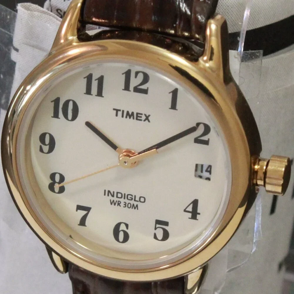 Easy Reader Retro Design Ladies Quartz Watch With Indiglo By Timex 25mm - Picture 10 of 12